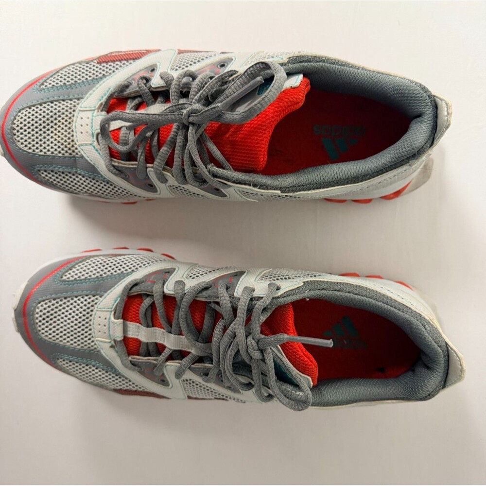 Adidas Adizero Womens 10 Trail Running Shoes Gray Red G48037 - Picture 4 of 8